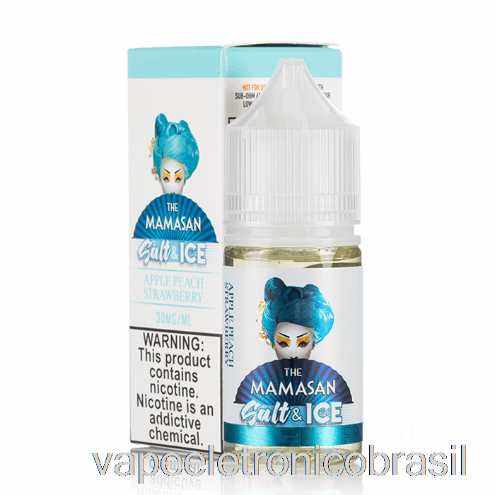 Vape Recarregável Gelo O Mais Rápido Possível Sal - O E-líquido Mamasan - 30ml 50mg